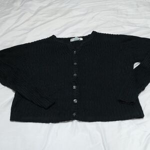 Classic Black Women's Cardigan